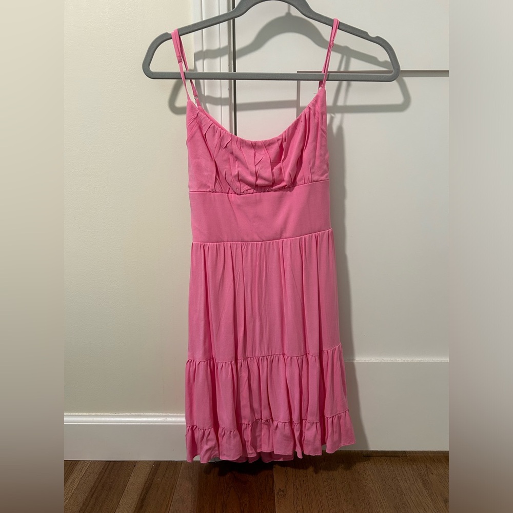 B.Darlin Juniors Tie Back Pink Dress Size 1-2
